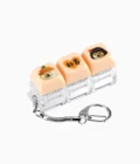 [5월 슈빅 19일 라이브] 뚱시바 키캡 키링 1EA