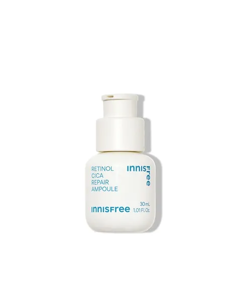 모공 흔적은 깨끗하게, 색소 흔적은 옅어지게! 모공&흔적을 개선하여 깨끗하고 매끄러워진 깐달걀 피부결로 가꿔주는 저자극 이니스프리 레티놀 시카 흔적 앰플