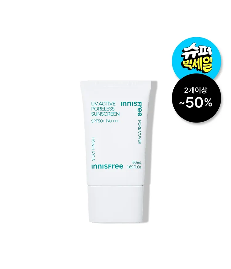 끈적임을 낮춘 논나노 무기자차로 피지와 모공을 함께 케어하고 SPF50+ PA++++로 강한 자외선 차단을 돕습니다. 프라이머를 바른 듯 모공·요철 블러링으로 필터 듯 매끈한 피부를 연출하고, 부드럽게 흡수되는 상아빛 실키 포뮬러가 번들거림 없이 보송하게 마무리되어 다양한 피부 타입의 일상·야외·베이스 메이크업까지 편하게 쓰기 좋은 이니스프리 선크림입니다.