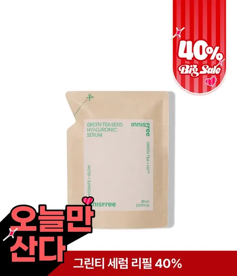 [80mL] 그린티 히알루론산 수분 세럼 리필