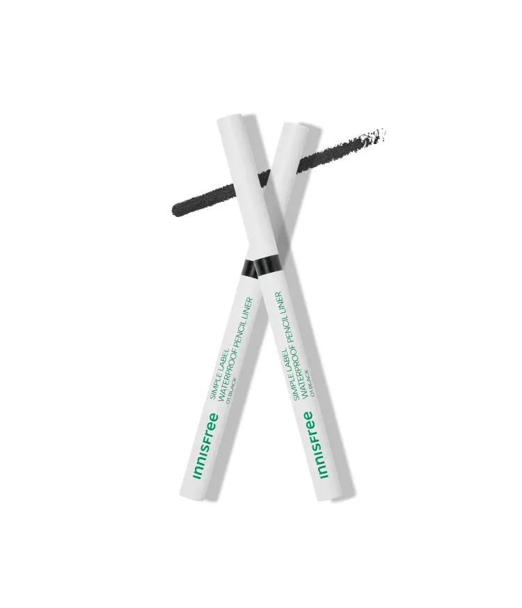 강력한 워터프루프 효과로 번짐 없이 깔끔하게 지속되는 저자극 아이라이너. 유수분에 강한 멀티프루프 효과로 타투한 듯 강력하게 선명함을 유지! 이니스프리 심플라벨 워터프루프 펜슬라이너