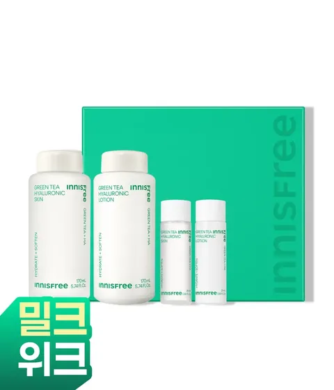 그린티 히알루론산 스킨케어 2종 세트