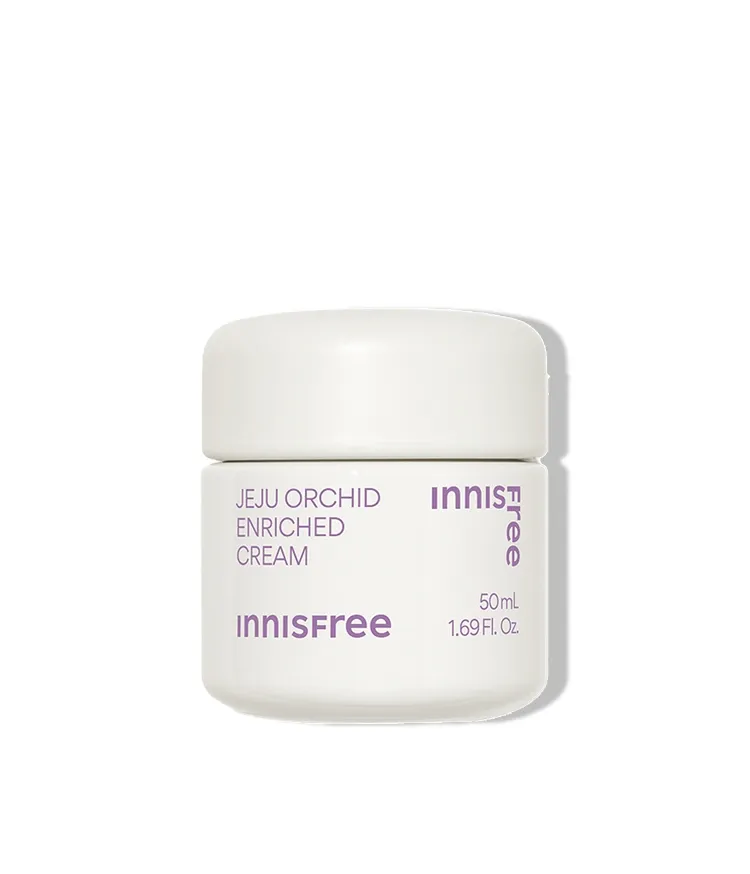 영양감 넘치는 윤기나는 피부로! 빠르게 흡수되고 끈적임 없이 마무리되는 이니스프리의 스테디 셀러 한란크림은 메마른 피부에 풍부한 영양감과 차오르는 보습으로 탄력있는 피부로 만들어주는 안티에이징 대표 제품