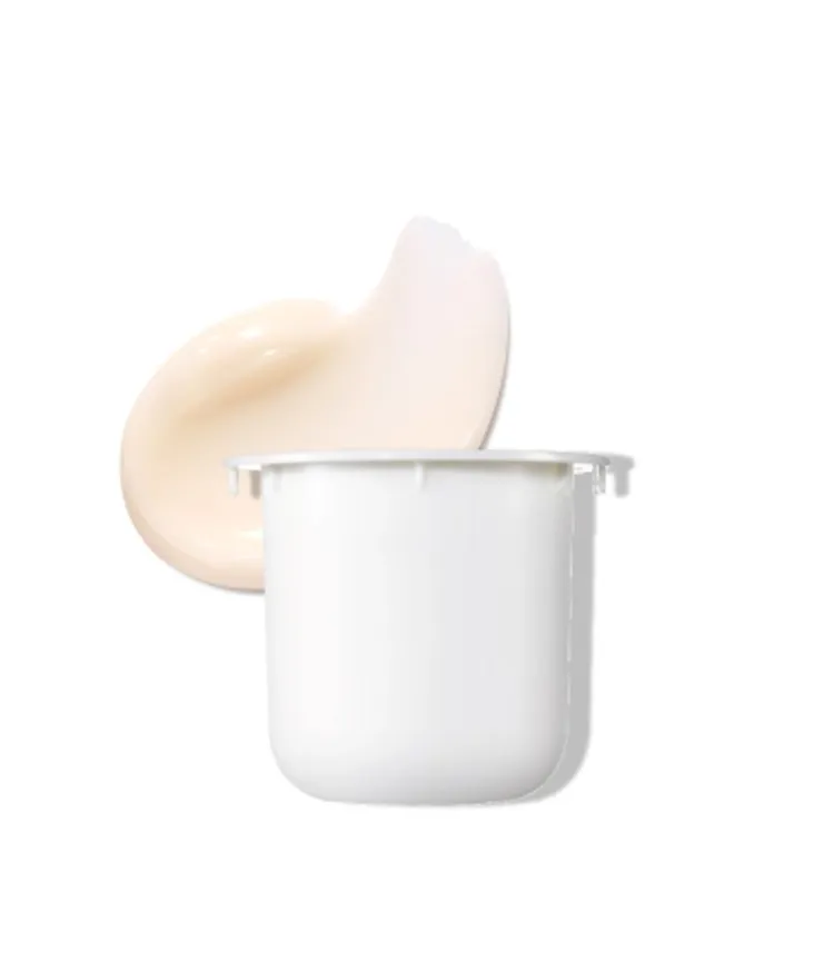 청각 유래 유사 콜라겐과 그린티 세라마이드를 함유한 밀착 텍스처가 피부 탄력장벽 강화에 도움을 주며, 피부 겉부터 속까지 수분이 탱글탱글하게 차올라 탄탄하고 건강한 피부로 가꾸어 주는 저자극 데일리 탄력 크림, 이니스프리 콜라겐 그린티 세라마이드 탄력장벽 크림 리필