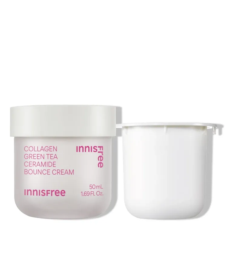 청각 유래 유사 콜라겐*과 그린티 세라마이드**를 함유한 밀착 텍스처가 피부 탄력장벽 강화에 도움을 주어, 탄탄하고 건강한 피부로 가꾸어 주는 탄력 크림