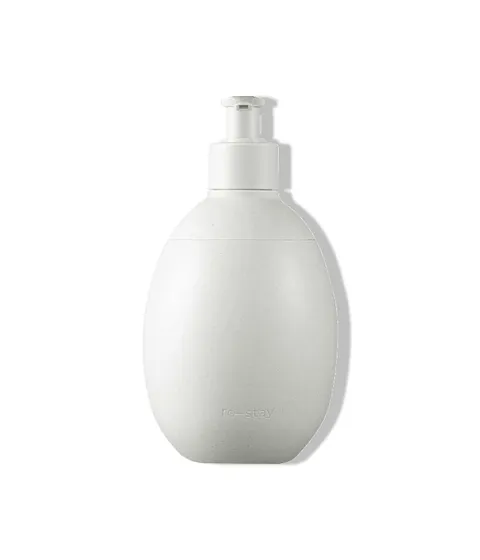 버려지는 코코넛 껍질과 무기질이 함유된 친환경 디스펜서로 리필과 세착이 용이한 넓은 입고로 더 편리하고 깨끗하게 사용이 가능하며 꽃병, 칫솔꽂이 등 다른용도로 재사용이 가능한 이니스프리 리스테이 전용 친환경 디스펜서