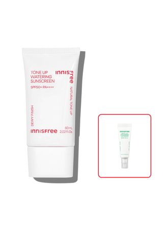 촉촉하면서도 에어리하게 톤업되는 메이크업 베이스 겸용 유무기 자외선 차단제