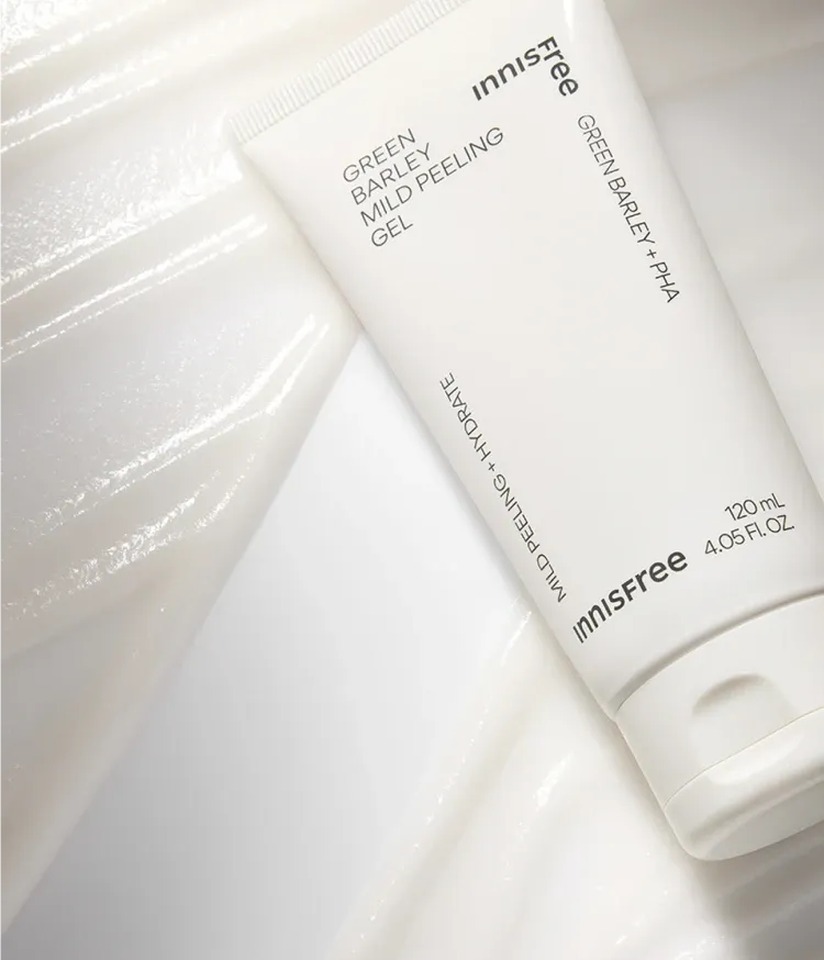청보리 발효물과 PHA 함유, 과다 각질과 노폐물을 제거해 주는 마일드 필링젤