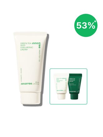 [대용량 80mL] 그린티 히알루론산 수분 크림