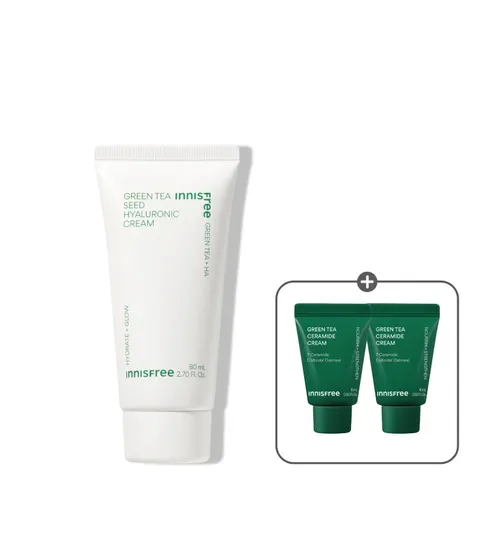 [대용량 80mL] 그린티 히알루론산 수분 크림