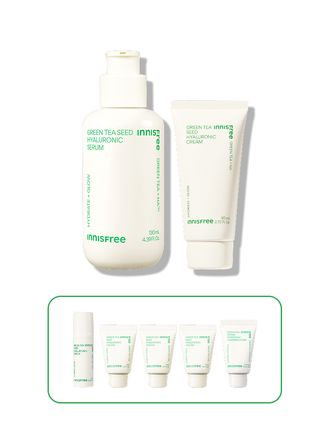 단숨에 피부 속건조를 개선하고 안정된 수분 밸런스로 피부를 건강하게 가꾸어주는 수분 세럼 + 풍부한 수분 텍스쳐가 피부에 밀착되어 촉촉한 진정 피부로 가꾸어주는 수분 크림