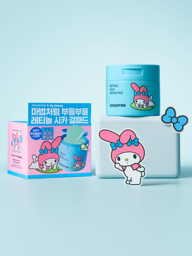 레티놀과 시카를 함유한 포뮬러가 다양한 트러블* 과 피부 보습, 피부결, 모공, 잡티 흔적을 케어해주는 토너 패드 *건조, 과다 분비된 피지, 과다 각질