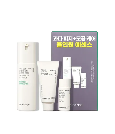 포레스트 포어 올인원 에센스 기획 세트 / 남자피부관리 남자스킨로션 민감성