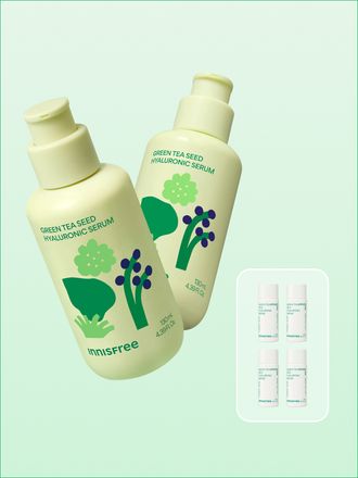 Green tea+HA™*이 함유된 순간 흡수 텍스쳐가 단숨에 피부 속건조를 개선하고 안정된 수분 밸런스로 피부를 건강하게 가꾸어주는 한정판 마키토이 콜라보 수분 세럼 *오직 피부 보습을 위해 개발된 녹차(뷰티그린티™) 추출물+ 흡수력과 지속력이 보다 강한 히알루론산으로 이루어진 강력한 수분 콤플렉스