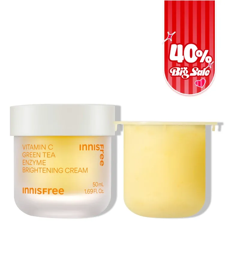 비타민C 캡슐이 담긴 크림이 피부톤+잡티+보습까지 한 번에 케어해 환하게 빛나는 피부로 가꿔주는 비타민C 수분크림 [리필]