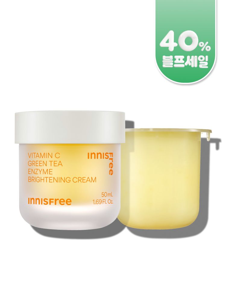 비타민C 캡슐이 담긴 크림이 피부톤+잡티+보습까지 한 번에 케어해 환하게 빛나는 피부로 가꿔주는 비타민C 수분크림 [리필]