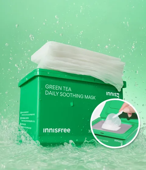 그린티 데일리 수분 진정 마스크
