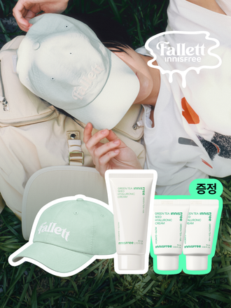 그린티 성분과 히알루론산이 함유된 풍부한 수분 텍스쳐가 피부에 밀착되어 촉촉한 진정 피부로 가꾸어주는 수분 크림