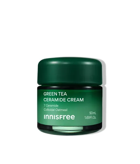 강력한 속보습 에너지 충전! 뭘 해도 건조하다면 바르자마자 부드럽게 스며드는 이니스프리 그린티 버터 보습크림 슈퍼 그린티™가 깊은 보습감을 채워주고, 그린티 세라마이드가 손상된 피부 장벽을 편안하게 감싸주는 이니스프리 대표 저자극 고보습 크림