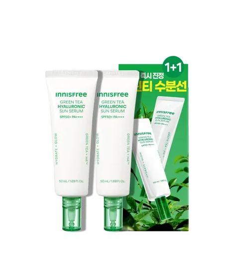 그린티 히알루론산 수분 선세럼 50mL 2개입 세트