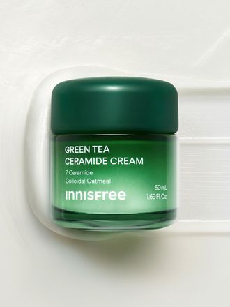 슈퍼 그린티™가 깊은 보습감을 채워주고, 그린티 세라마이드가 손상된 피부 장벽을 편안하게 감싸주어 피부 본연의 건강함을 찾아주는 저자극 고보습 크림