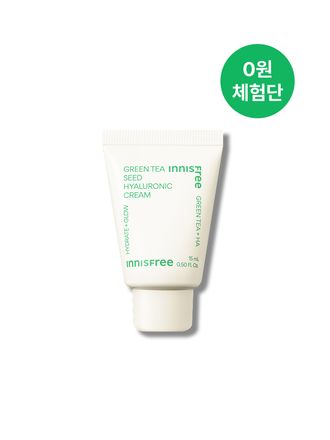 그린티 성분과 히알루론산이 함유된 풍부한 수분 텍스쳐가 피부에 밀착되어 촉촉한 진정 피부로 가꾸어주는 수분 크림