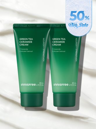 [80mL]그린티 버터 보습 크림 더블 패키지