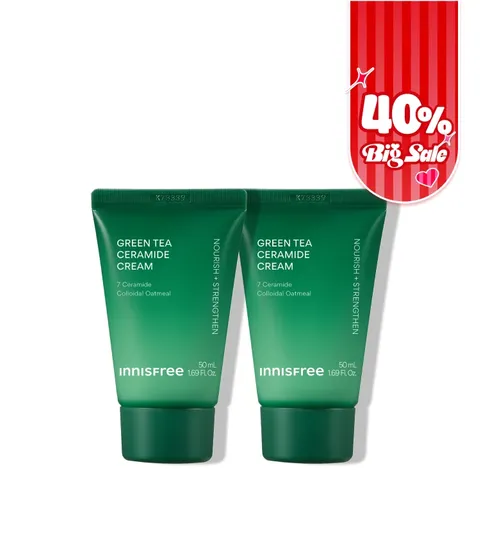 [50mL 튜브] 그린티 버터 보습 크림 더블 기획