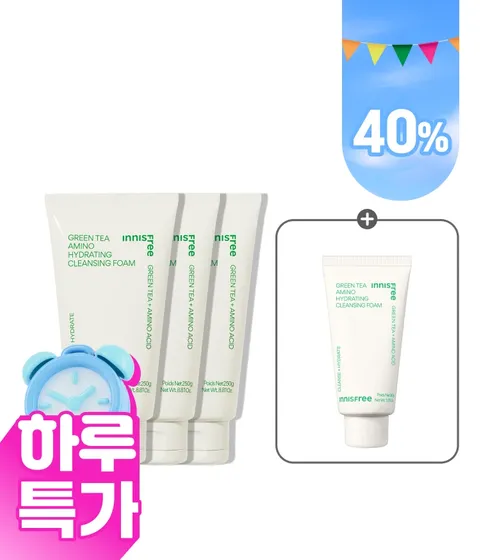 그린티 수분 폼 클렌징 150g X 3개 [트리플기획]