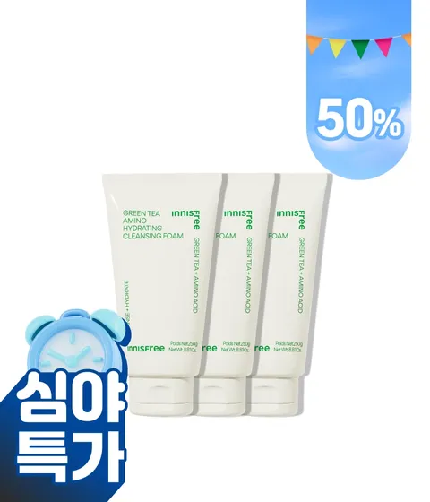 그린티 수분 폼 클렌징 150g X 3개 [트리플기획]
