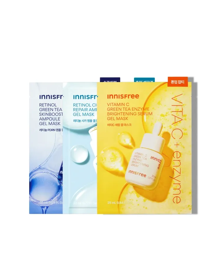 비타민C 세럼의 핵심 성분을 한 장에 담아, 피부톤과 잡티를 개선해 맑고 투명한 피부로 가꿔주는 겔 마스크
