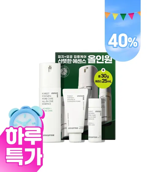 포레스트 올인원 에센스 기획세트 (에센스 100mL+25mL+폼 30g)