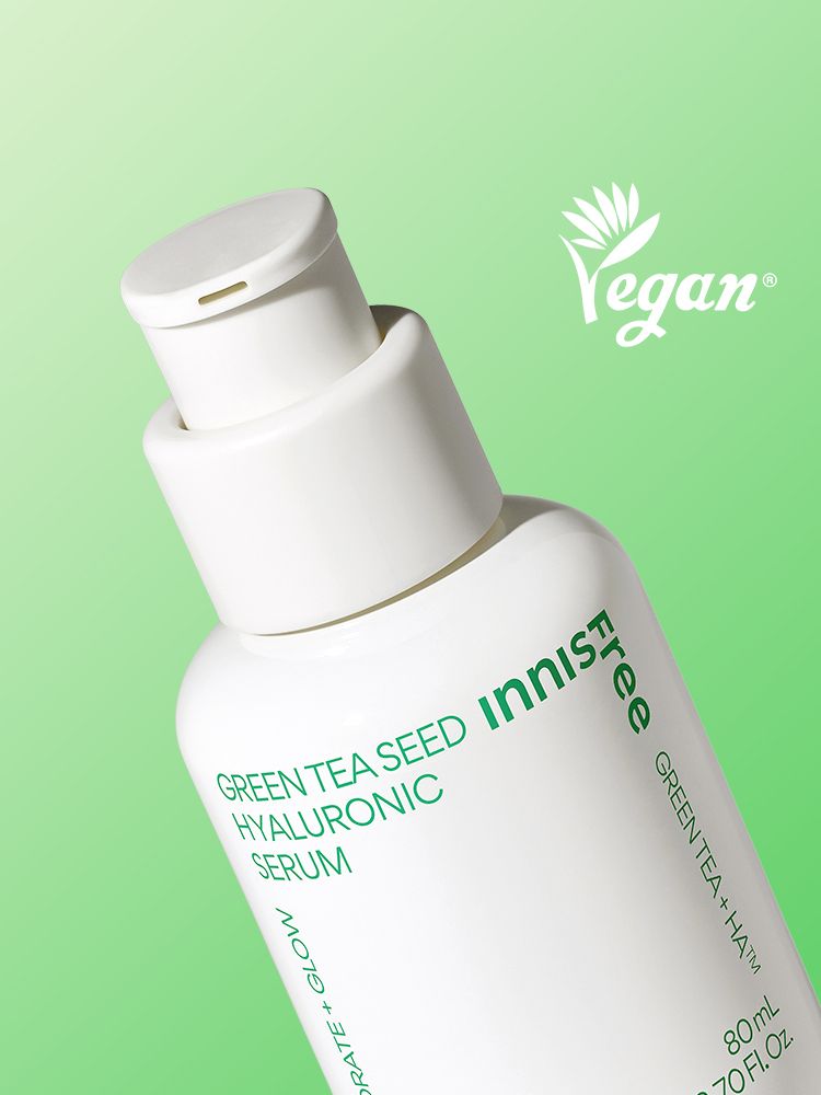 물보다 빠르게 피부 각질층 15층까지 한번에 침투하여 피부 건조 단숨에 해결! 72시간 보습지속, 수분 플럼핑 효과로 느끼는 초 밀착 수분광 이니스프리 추천 수분 세럼! 그린티 히알루론산 수분 세럼 