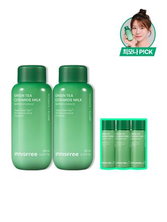 [160 + 160mL] 그린티 밀크 보습 에센스 더블 패키지