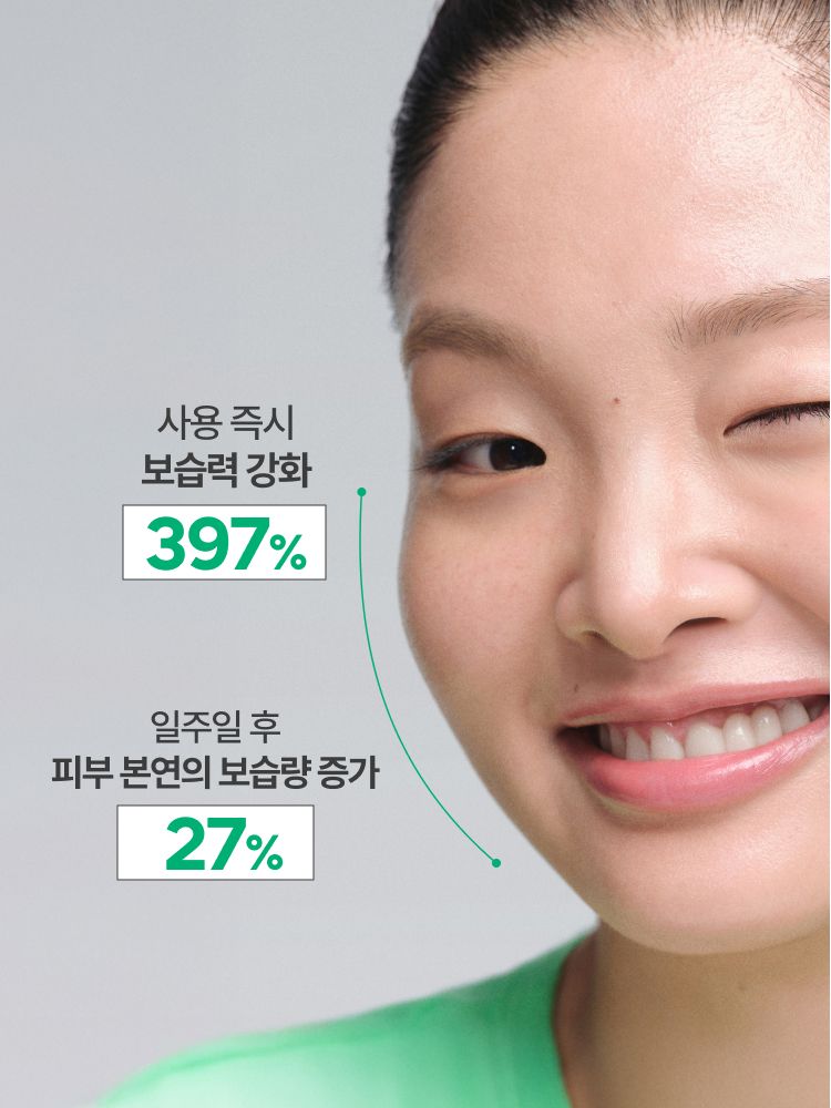 강력한 속보습 에너지 충전! 뭘 해도 건조하다면 바르자마자 부드럽게 스며드는 이니스프리 그린티 버터 보습크림 슈퍼 그린티™가 깊은 보습감을 채워주고, 그린티 세라마이드가 손상된 피부 장벽을 편안하게 감싸주는 이니스프리 대표 저자극 고보습 크림