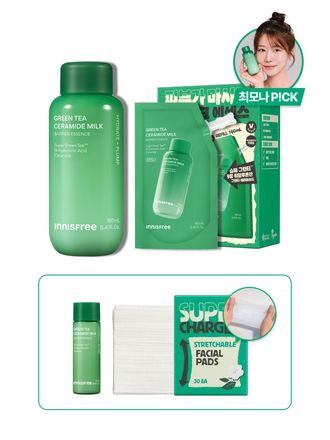 [160+160mL] 밀크 보습 에센스 리필 기획세트