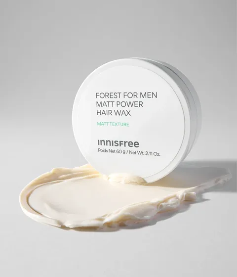 무광 텍스처로 깔끔한 스타일 유지, 이니스프리 포레스트 포맨 매트파워 헤어왁스로 산뜻하고 오래가는 헤어스타일 완성