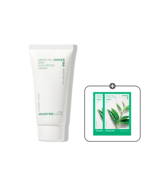 [대용량 80mL] 그린티 히알루론산 수분 크림