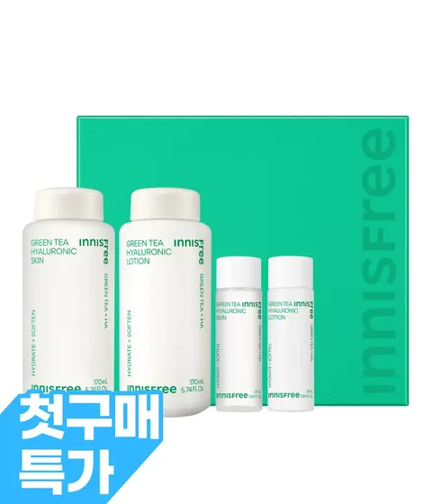 [첫구매] 그린티 히알루론산 스킨케어 2종 세트
