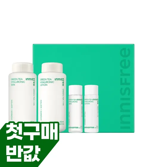 [첫구매] 그린티 히알루론산 스킨케어 2종 세트