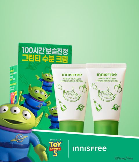 이니스프리 그린티 아미노 수분 폼 클렌징은 풍성하고 탄력 있는 미세 아미노 거품이 메이크업 잔여물과 미세먼지까지 깔끔하게 세정합니다. 이니스프리 그린티 히알루론산 수분크림은 끈적임 없이 산뜻한 흡수감과 피부과·민감피부 자극 테스트를 완료한 저자극 포뮬러로 속당김 없는 데일리 수분 케어를 선사합니다.