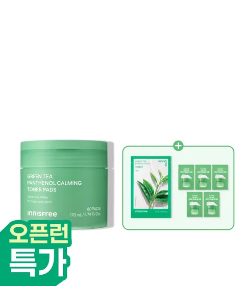 그린티 판테놀 카밍 토너 패드