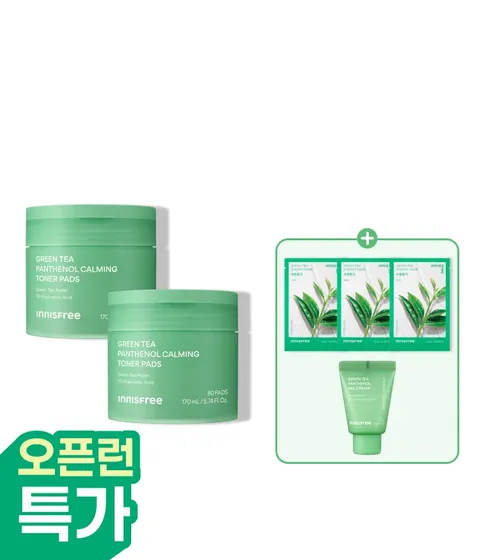 그린티 토너 패드 x 2개