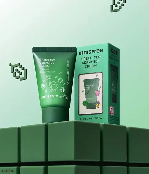 🎁얼리버드 히든세트🎁 그린티 세라마이드 크림 [튜브타입 50mLx3개] [다마고치 에디션]