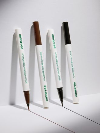 물, 땀, 피지에 강한 우수한 지속력의 브러시 타입 라이너