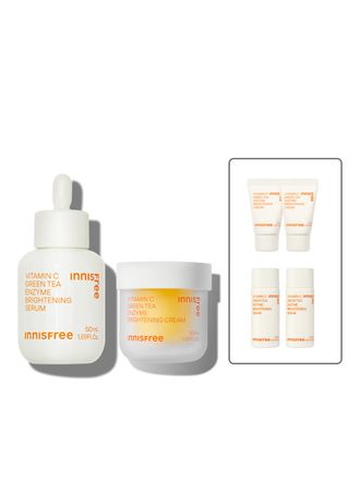 비타민C 캡슐 수분크림 50mL + 비타민C세럼[대용량] 50mL
