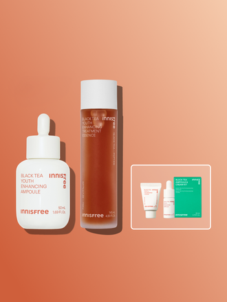 블랙티 유스 앰플[대용량] 50mL + 블랙티 에센스[대용량] 145mL