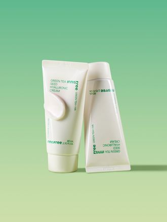 [대용량 80mL]그린티 히알루론산 수분크림 더블 패키지