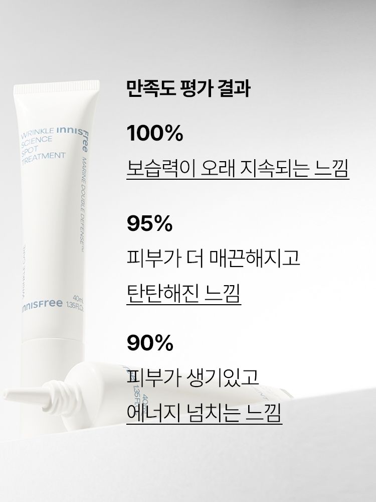 느슨해진 탄력을 강화하고 얼굴 5대 주름을 집중 개선하는 기능성 스팟 트리트먼트
