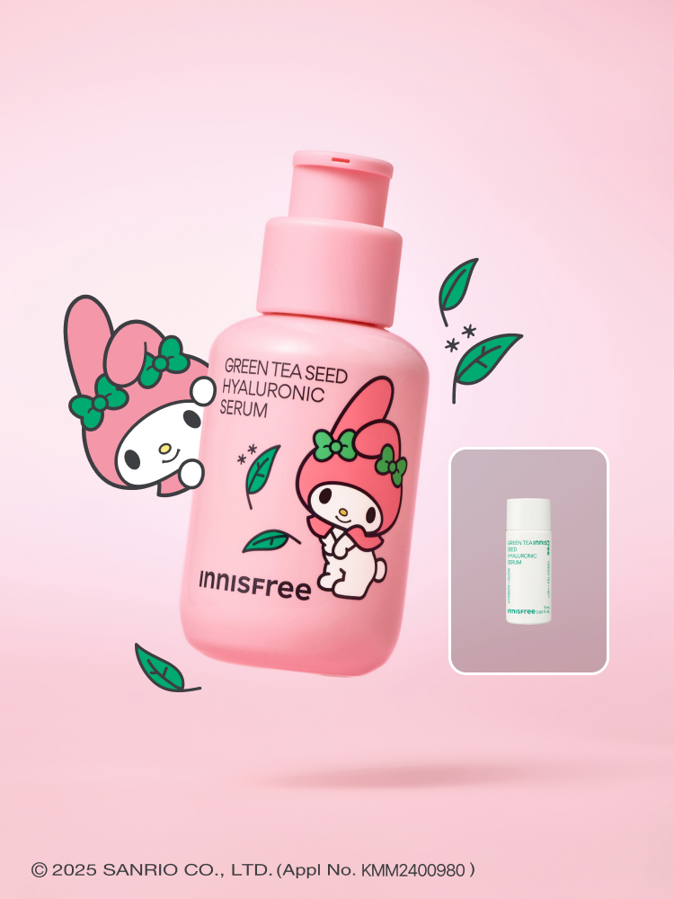 Green tea+HA™*이 함유된 순간 흡수 텍스쳐가 단숨에 피부 속건조를 개선하고 안정된 수분 밸런스로 피부를 건강하게 가꾸어주는 수분 세럼 *오직 피부 보습을 위해 개발된 녹차(뷰티그린티™) 추출물+ 흡수력과 지속력이 보다 강한 히알루론산으로 이루어진 강력한 수분 콤플렉스
